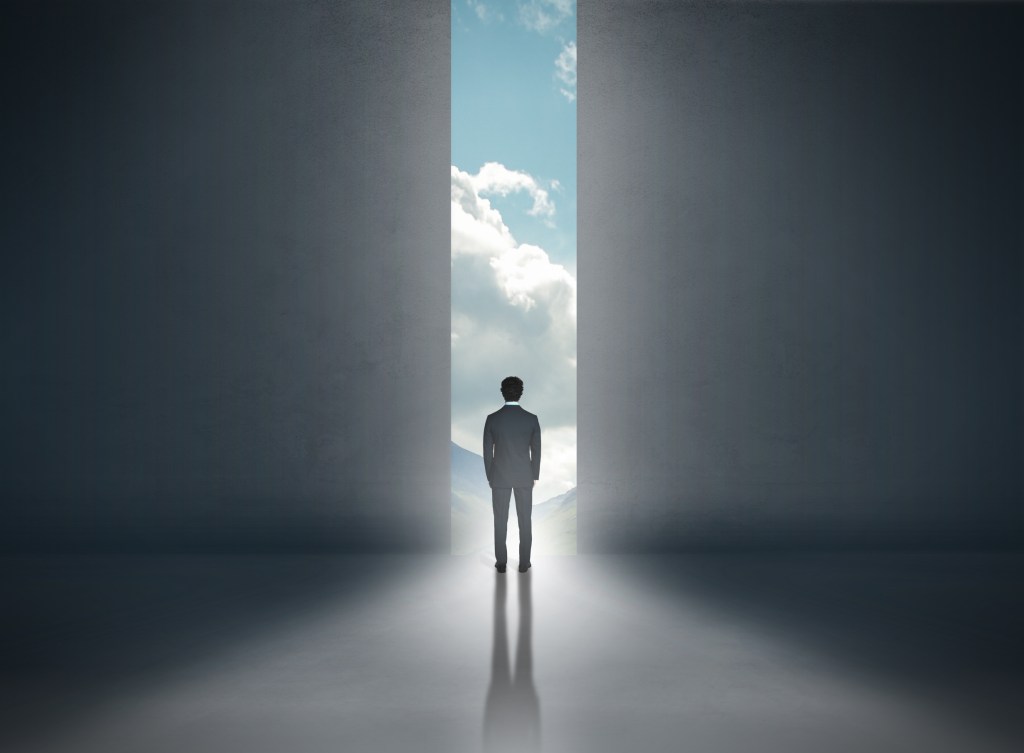 New Beginning - Man Looking to the Future